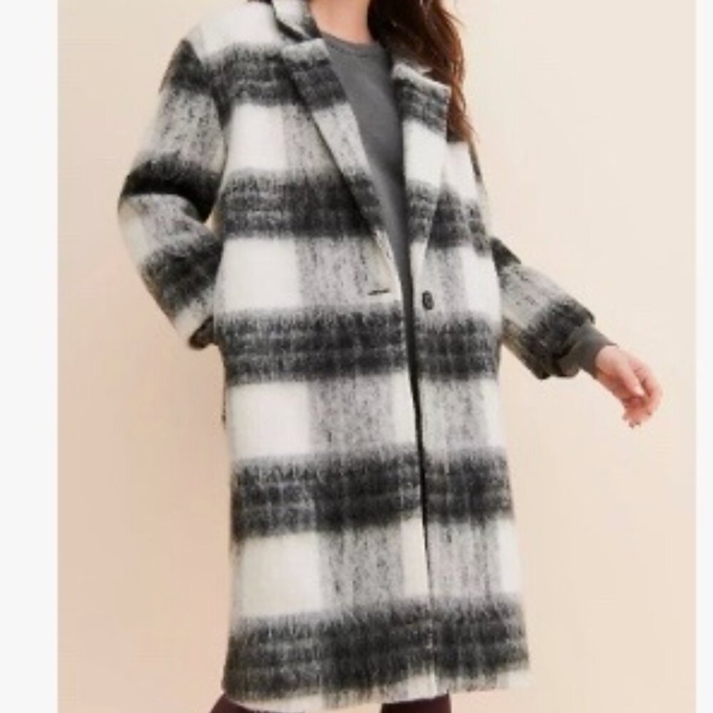 Sage the Label Charlie Plaid Coat